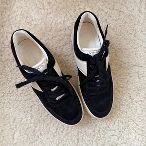 Vince Women's Classic Black and White Sneakers